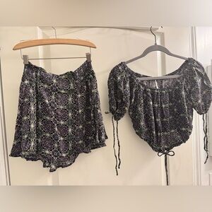 Floral Patterned Women's Top